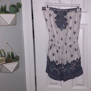strapless romper !!
